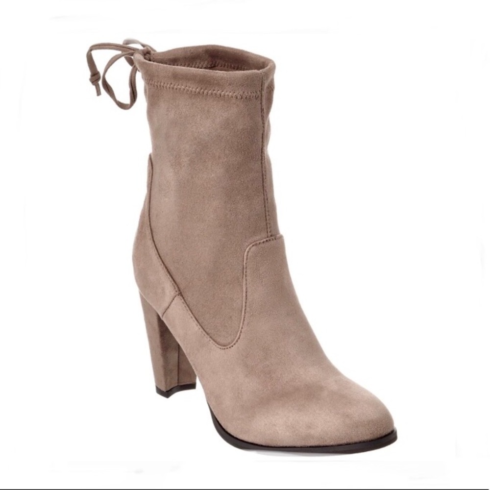 Catherine Malandrino Taupe Sorchanie Heeled Boot - Picture 2 of 6